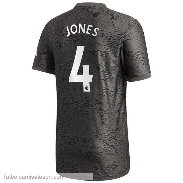 Camiseta Manchester United NO.4 Jones 2ª 2020/21 Negro